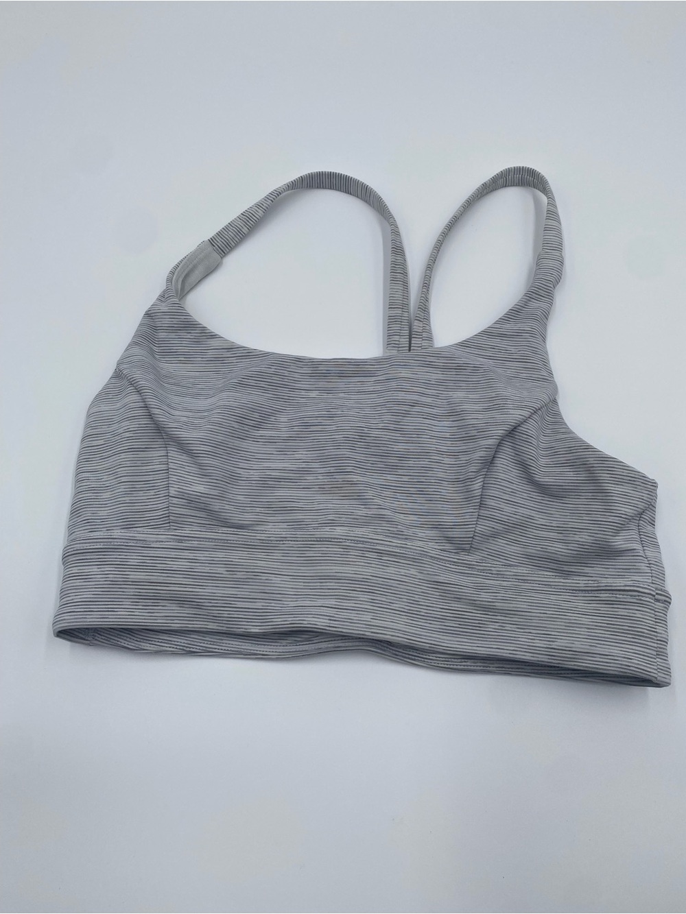 lululemon Train Times Bra Hyperstripe black white Size 6